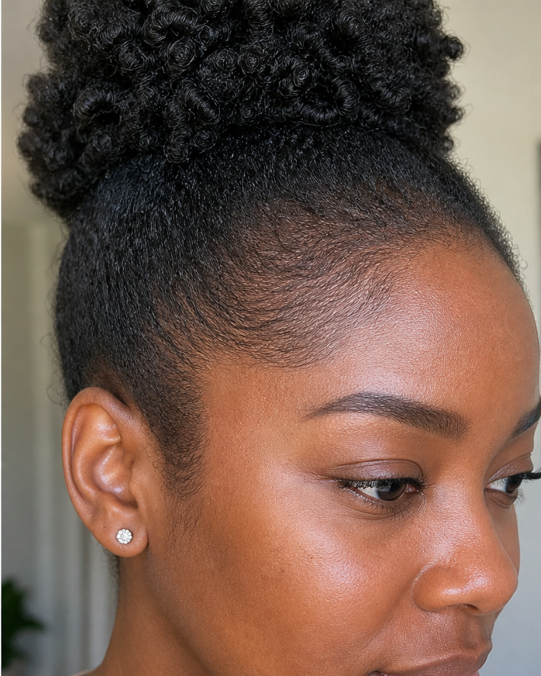 Hair after using AUVRENE