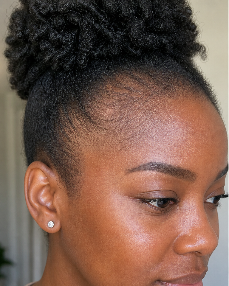 Hair before using AUVRENE